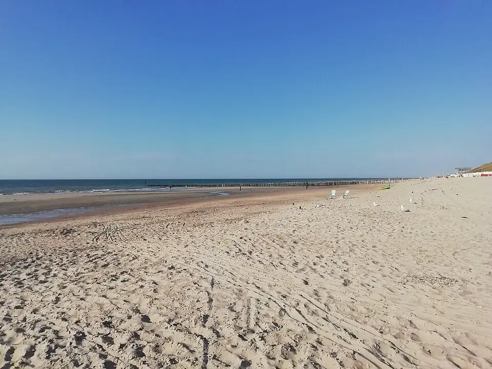 Strand von Domburg an der Küste Zeelands