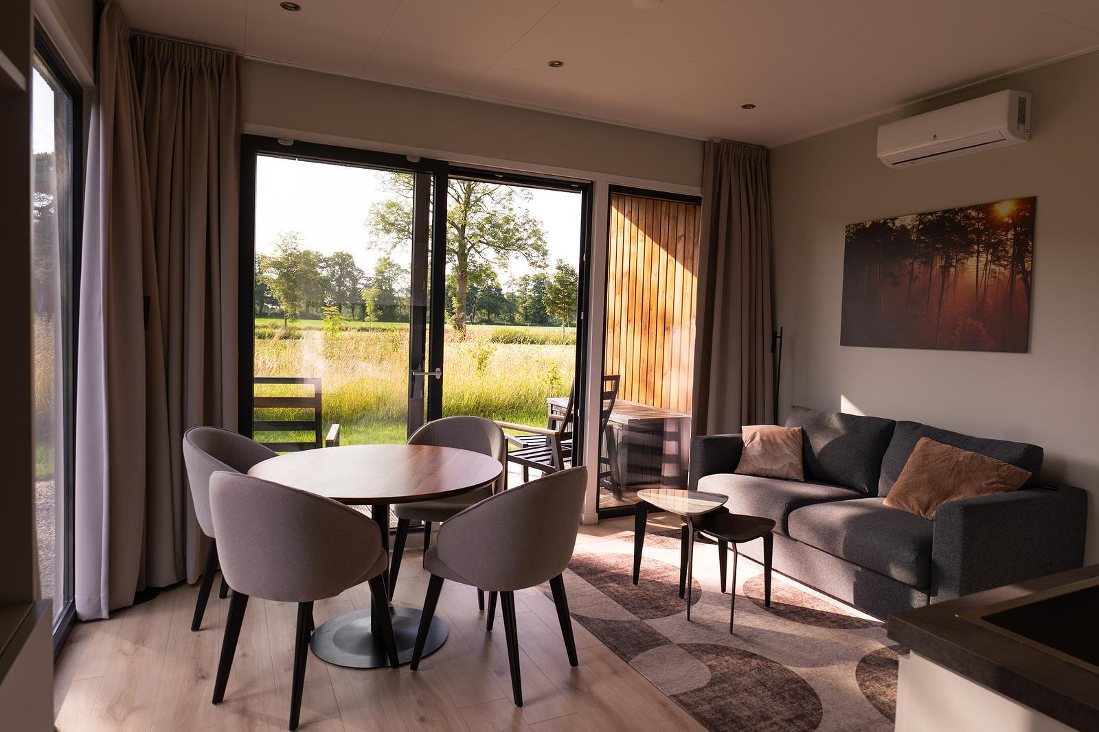 Woonkamer van de vakantievilla
